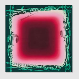Gucci 90 X 90 Project Printed Silk Carr&eacute;, Pink, Silk