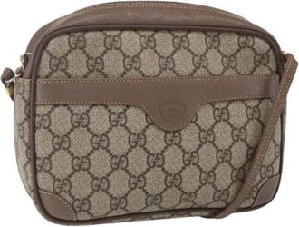 Gucci Pre-owned Cross Body Bags, female, Beige, Size: ONE SIZE Pre-owned Cross Body Bag
