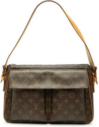 Louis Vuitton Pre-owned Shoulder Bags, female, Brown, Size: ONE SIZE Pre-owned Vintage Leather Shoulder Bag