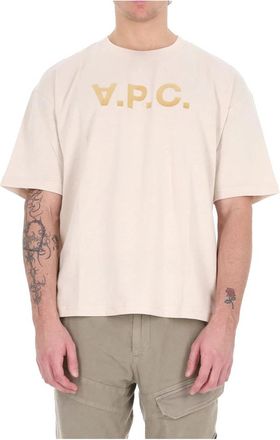 A.P.C. T-Shirts - Heren - T-shirts - Beige - XL - Tops