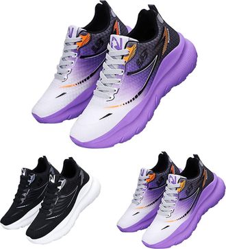 Generic Outdoor Trainers, Womens Running Shoes, Breathable Mesh Lace-Up Shoes, Outdoor Jogging, Trekking, Workout Sports Shoes, Lightweight Slip-On Trainers, 