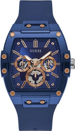 Guess Classic Blue Dial Mens Watch GW0203G7