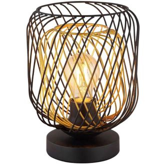 Globo Lighting Globo Dichti Lámpara de mesa negra mate 1x E27