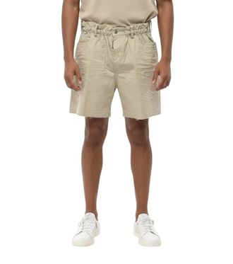 Dsquared2 Beige Distressed Shorts