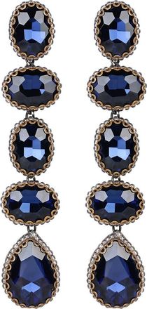 Deepa Gurnani Tyra Drop Earrings in Sapphire at Nordstrom