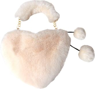 Generic Fashion Headband Matching Bags Color Shoulder Bag Heart Shape Handbag Valentine Day Love Bag Shoulder Handbag with Multiple Compartments (H, One Size)