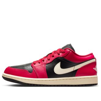 Nike Jordan (WMNS) Air Jordan 1 Low Mystic Hibiscus Black Coconut Milk DC0774-605