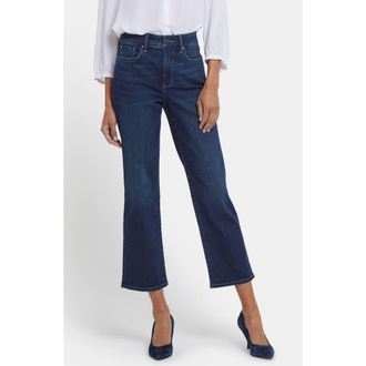 NYDJ Marilyn High Waist Ankle Straight Leg Jeans in Ink Skyline at Nordstrom Rack, Size 2