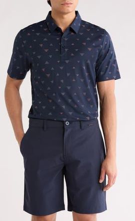Travis Mathew Home Break Knit Polo in Total Eclipse at Nordstrom Rack, Size Xxx-Large