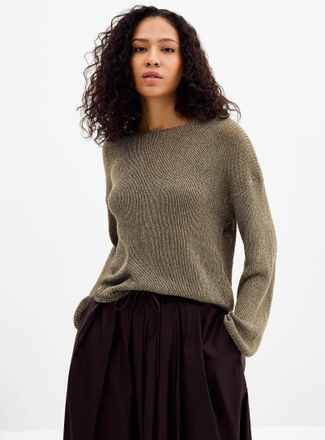 Contemporaine Womens Supple weave loose sweater