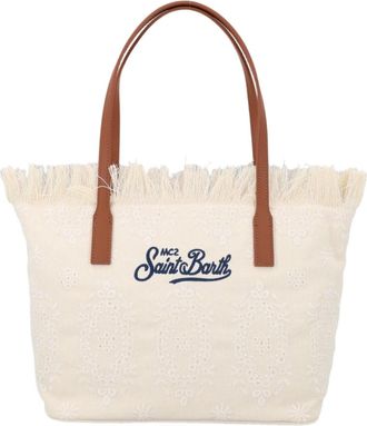 MC2 Saint Barth City Medium Warm Suede Handles Tote Bag