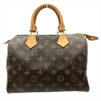Louis Vuitton Pre-owned Monogram Handbag M41528 - Dames - Vintage Handtas - Bruin - ONE Size - Vintage