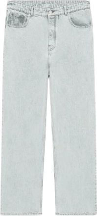 Dr&ocirc;le de Monsieur Grijze Corduroy Detail Jeans - Heren - Regular Fit Jeans - Grijs - W31 - Katoen - Jeans