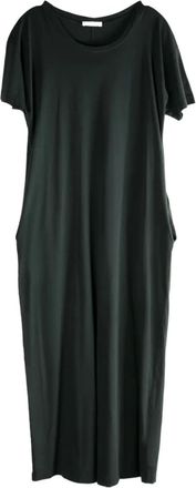 The Row drop-shoulder t-shirt dress - women - Cotton - S - Green