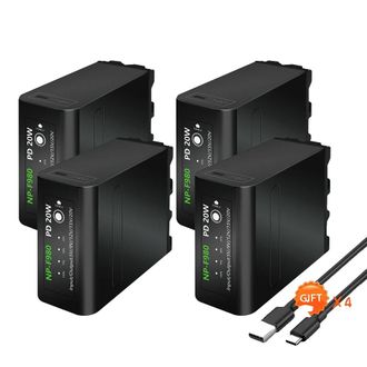 OEM Bater&iacute;a De 10800 Mah De Capacidad, Compatible Con Videoc&aacute;maras, 4 Unidades
