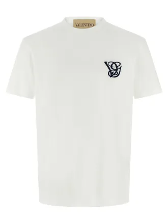 Valentino Garavani Valentino Garavani Logo Embroidery T Shirt