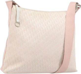 Dior Pre-owned Cross Body Bags, female, Pink, Size: ONE SIZE Pre-owned Canvas Vintage Shoulder Bag