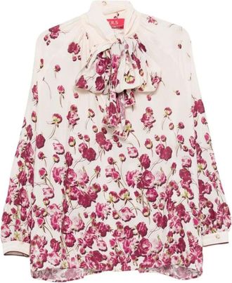 F.R.S. For Restless Sleepers F.R.S For Restless Sleepers - Blusa Estampada con Lazo - Blouses & Shirts - Mujer - Multicolor - XS