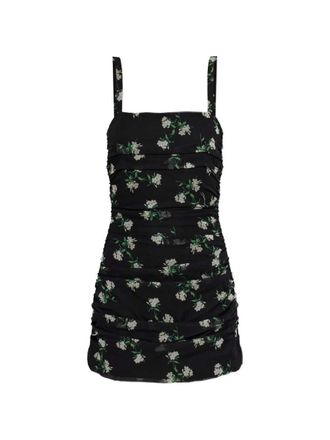 Dolce & Gabbana Abito con volant con stampa floreale Dolce & Gabbana