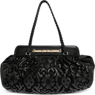 Valentino Garavani Borsa a mano in pelle - Nero