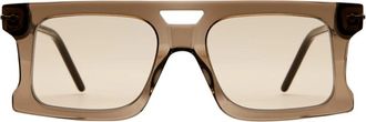 Kuboraum D76 Mask - unisex - Zonnebrillen - Beige - 52 MM - Accessoires