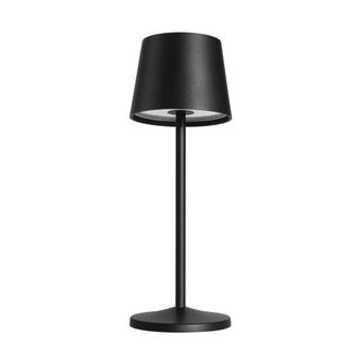 Forlight Forligth Treta - L&aacute;mpara De Mesa Port&aacute;til Led Interior Y Exterior Luz De Intensidad Y Temperatura Regulable 2700-4000k. Negro