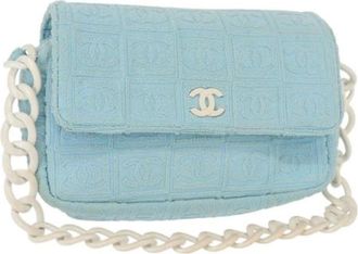 Chanel Pre-owned Mini Bags, female, Blue, Size: ONE SIZE Pre-owned Mini Bag