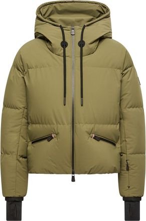 Moncler Moncler Allesaz Hooded Insulated Ski Jacket, Women, Green, Size: 0
