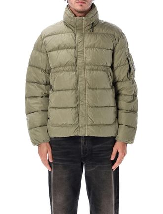 C.P. Company Quilted Chrome-R High Collar Down Jacket