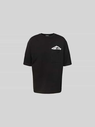 Dsquared2 Loose Fit T-Shirt mit Rundhalsausschnitt in Black, Gr&ouml;&szlig;e XXL