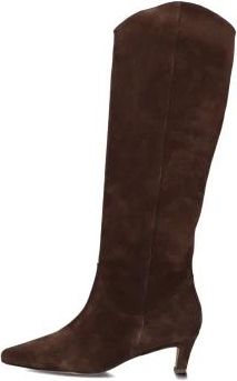 Bibi Lou Schoenen, Dames, Bruin, 39 EU, Su&egrave;de, Bruine Su&egrave;de Hoge Laarzen voor Vrouwen