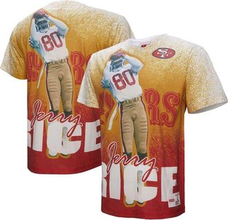 Mitchell & Ness Mens Mitchell & Ness Jerry Rice Gray San Francisco 49ers Burst Retired Player T-Shirt at Nordstrom, Size Medium