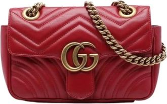 Gucci Borsa a tracolla trapuntata vintage Pre-owned - - Pre-owned - Donna - Rosso - ONE SIZE