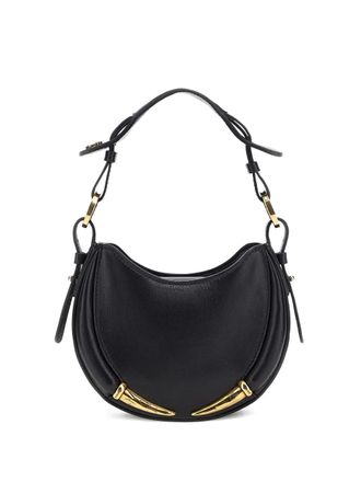 Roberto Cavalli Fang Bang shoulder bag - women - Cotton/Spandex/Elastane/Leather - One Size - Black