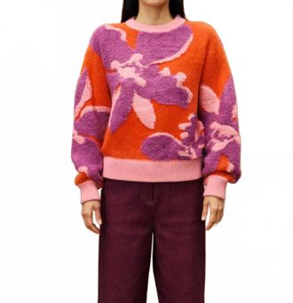 FRNCH Ayme Sweater In Orange