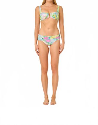 Lilly Pulitzer Inej Bandeau Top In Multi Lilly Garden