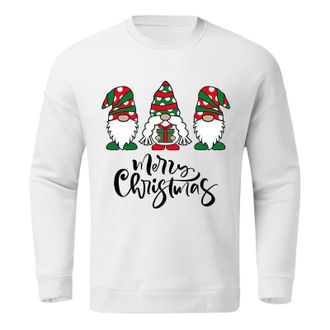 Generic Christmas Sweatshirts For Men Uk Casual Long Sleeve Shirts MenS Christmas Sweatshirts Loose Fit Xmas Jumpers Pullover Tops White