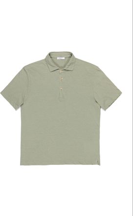 Boglioli Mens Maglia Jersey Short Sleeve T-Shirt In Sage