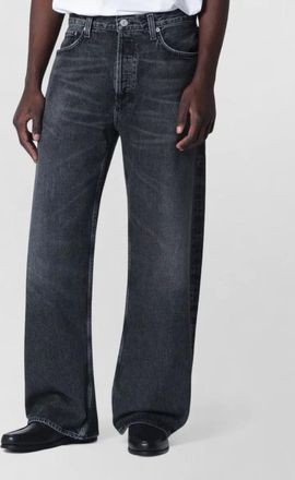 A Gold E afton denim jeans wide leg cut