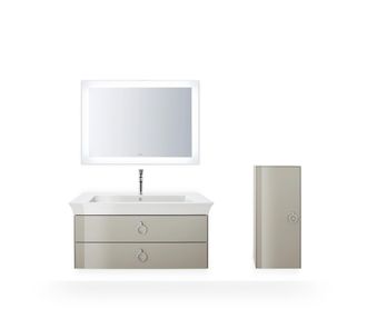 Duravit Duravit - White Tulip Armoire Mi-hauteur, Largeur 400 X Profondeur