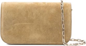 Christian Louboutin Paloma Suede Leather Clutch-Donna
