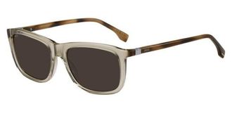 BOSS Boss 1489/S WR9/70 Mens Sunglasses Brown Size 57