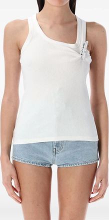 Coperni Canotta Washing Clip - Bianco