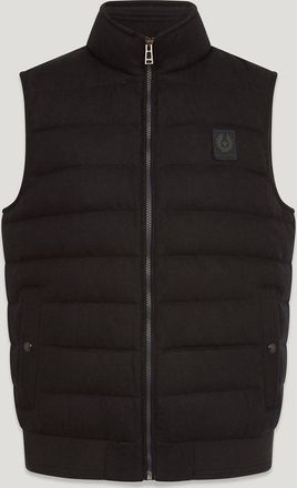 Belstaff Circuiteer Gilet Mens Wool Dark Ink Size L