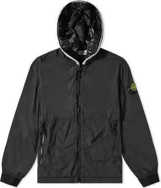 Stone Island SNylon-Tc Hooded Jacket Black 761541131-V0029