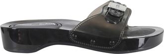 Melissa Pescura Heel - Dames - Muiltjes - Zwart - 40 EU - Schoenen
