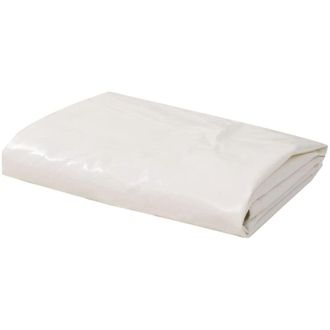 vidaXL Tarpaulin 650 g/m&sup2; 4x5 m White Vidaxl