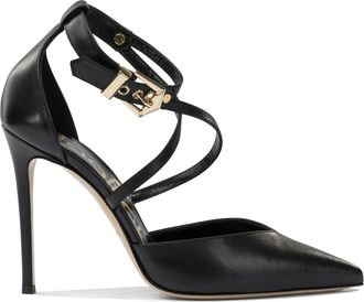 Ninalilou Womens Heeled Shoes - Black Leather - Size EU 40