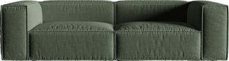 MICADONI Modulares 4-Sitzer Design Sofa Nuria - Strukturstoff
