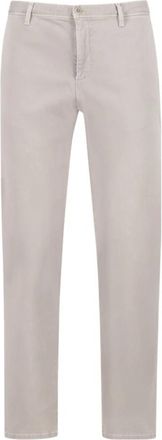Alberto ROB Straight Broeken - Heren - Straight fit broeken - Grijs - W33 L34 - Katoen - Broeken